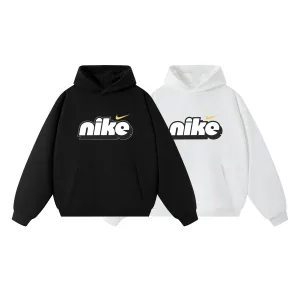 AAA Nike Hoodie Black Cotton