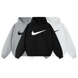 Super Clone Luxury Nike Hoodie Black Cotton