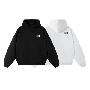 Designer The North Face Hoodie Black Cotton Pure