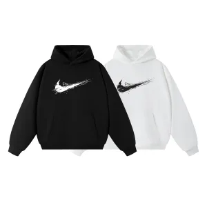 AAA High Quality Nike Hoodie Black Cotton
