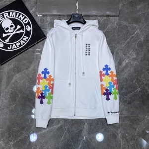 Designer Chrome Hearts Hoodies Red Embroidery