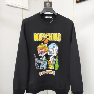 Reps Super Clone Moschino Hoodie Ash Cotton Pure Exquisite Tailoring