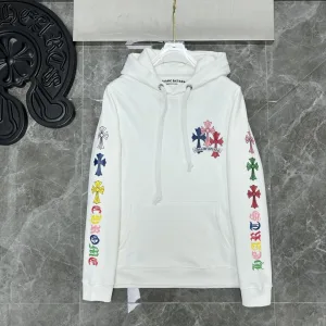 Designer AAA Chrome Hearts Hoodie Black Winter Plastisol Printing