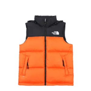 Luxury The North Face Vest Red Wool Down Embroidery
