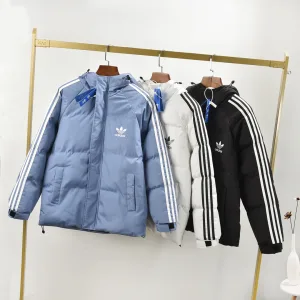 Luxury Adidas Cotton-Padded Coat Red Down Waterproof Design High-Quality Materials Winter