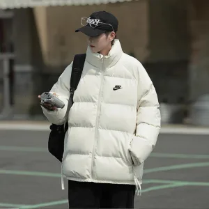 Luxury Reps Nike Cotton-Padded Coat Red Cotton Down Lightweight And Comfortable To Wear Winter