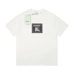 High Quality Burberry Short Sleeves Color Cotton Combed