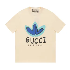 Designer High Quality Gucci Short-Sleeved T-Shirt Ash Summer