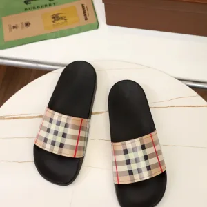 Luxury Designer Burberry Plastic Sandals For Summer