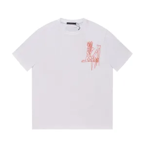 Super Clone Louis Vuitton Short-Sleeved T-Shirt Yellow Cotton Pure Suede Simple And Elegant Spring Summer