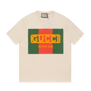 High Quality Gucci Short-Sleeved T-Shirt Black Cotton Pure Spring Summer
