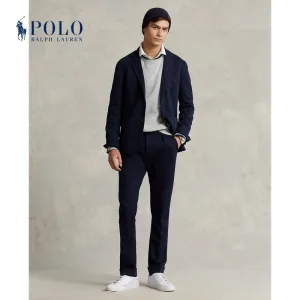 Designer Super Clone Ralph Lauren Casual Trousers Blue Cotton Polyester Nylon Easy To Match