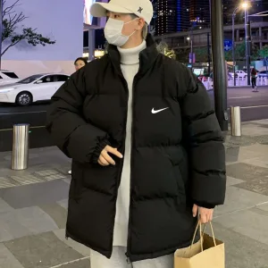 Reps Nike Coat Red Cotton Thick Street Style Winter