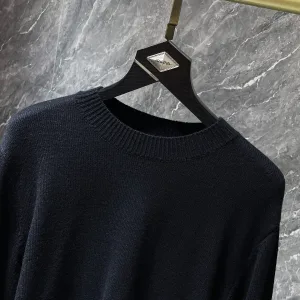 Luxury Chrome Hearts Sweater Green Wool Blend Jacquard Autumn Winter