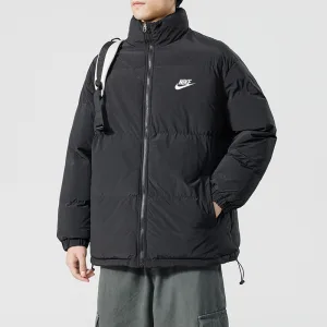 Super Clone Nike Cotton-Padded Coat Blue Down Winter