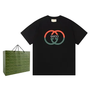 Designer Gucci Cotton Short-Sleeved T-Shirt