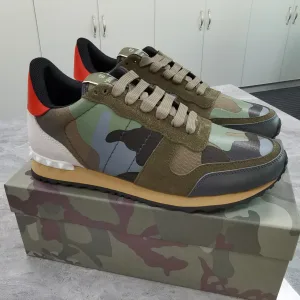 1:1 Valentino Cowhide Casual Shoes