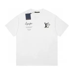 Super Clone AAA Louis Vuitton Short Sleeves Cotton Pure Smooth To The Touch