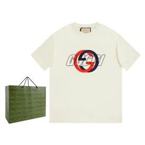 1:1 Gucci Cotton Short-Sleeved T-Shirt