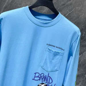 Luxury Chrome Hearts Long Sleeves Blue