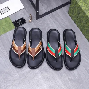 1:1 Gucci Cowhide Slippers