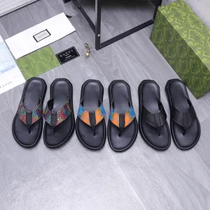 High Quality Luxury Gucci Cowhide Slippers