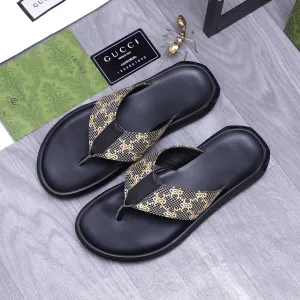 High Quality Designer Gucci Breathable Fabric Slippers