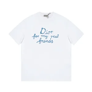 Designer Dior Short Sleeves Black Cotton Pure Spring Summer