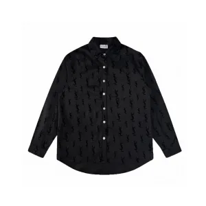 AAA Luxury Saint Laurent Shirt Red Sophistication