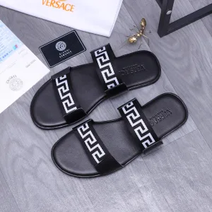 High Quality Aaa Versace Leather Slippers