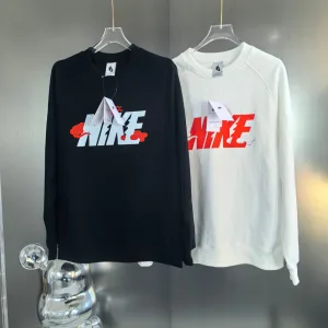 AAA Designer Nike Sweatshirt Black Relaxed Fit Autumn