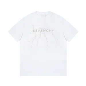 High Quality Givenchy Short-Sleeved T-Shirt Black Cotton Relaxed Fit