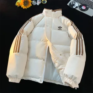 AAA Adidas Coat Blue Cotton Down Autumn Winter
