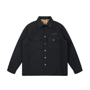 AAA Luxury Burberry Jacket Black Cotton