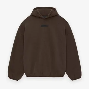 AAA Fear Of God Hoodies Red Cotton Polyester Nylon Fleece Rubber Ribbed Fabric Autumn Winter 3D Logo Label Hidden Pocket