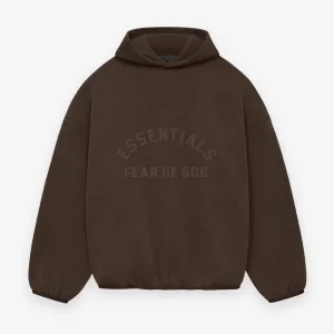 AAA Fear Of God Hoodies Red Cotton Polyester Nylon Spandex Fleece Woven Fabric Ribbed Autumn Winter Hidden Pocket