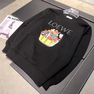 Designer Aaa Loewe Fleece Hoodies For Autumn