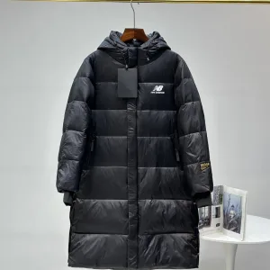 Reps New Balance Down Jacket Red Duck Polyester Nylon Woven Fabric Winter Hidden Pocket