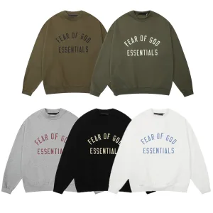 Luxury Aaa Fear Of God Fleece Long-Sleeved Sweatshirt For Fall