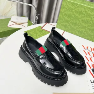 Luxury High Quality Gucci Leather Loafers