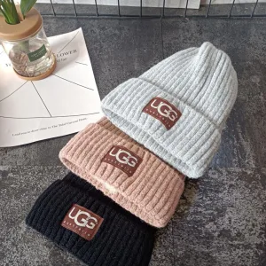 AAA Reps Ugg Wool Hat Pink Cashmere Fleece Coral Winter