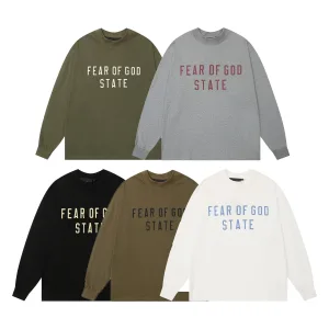 High Quality Designer Fear Of God Fleece T-Shirts For Fall