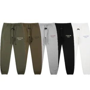 Aaa Designer Fear Of God Fleece Long Pants For Fall