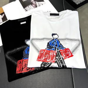 High Quality Prada Cotton Long Sleeves For Autumn