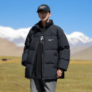 AAA Nike Cotton-Padded Coat Blue Down Winter
