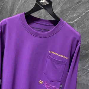 Reps Chrome Hearts Long-Sleeved Sweatshirt Purple