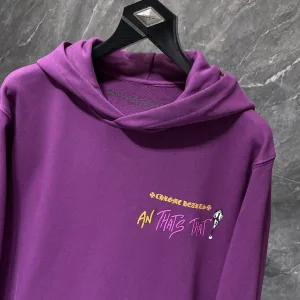 AAA Chrome Hearts Hoodie Purple Autumn Winter