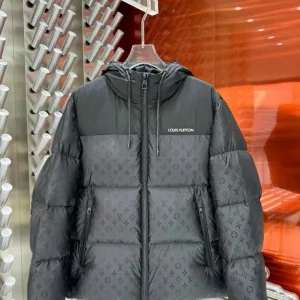 Reps Designer Louis Vuitton Down Jacket Black Duck