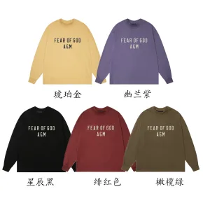 High Quality 1:1 Fear Of God Amber Long-Sleeved T-Shirt