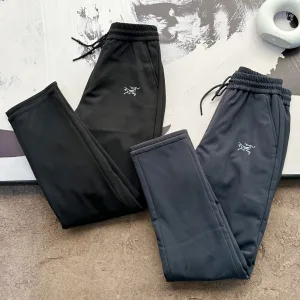 High Quality Designer Archaeopteryx Fleece Pants Black Duck Down Smooth To The Touch Simple And Versatile Easy Match Sports Leisure Slim Fit